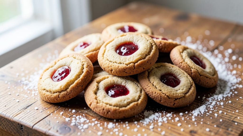 Betty Crocker Thumbprint Cookies Recipe: Vanilla-Kissed Centers With Toasted Pecan Crowns