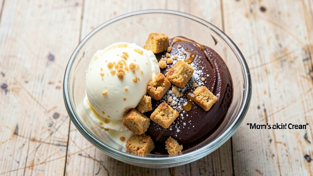 Mom's Makin Cookies Ice Cream Recipe: Nostalgic Cookie Dough Swirls With Crunchy Edges
